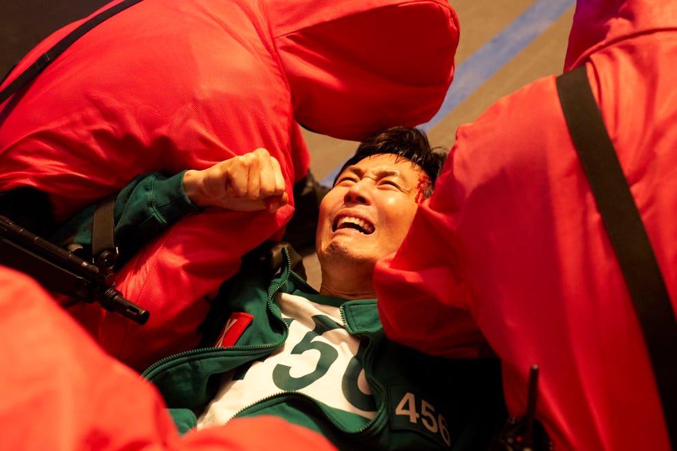 lee jung jae en 'el juego del calamar 3' como gi hun