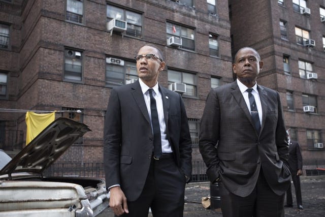Nigel Thatch y Forest Whitaker en 'El padrino de Harlem'