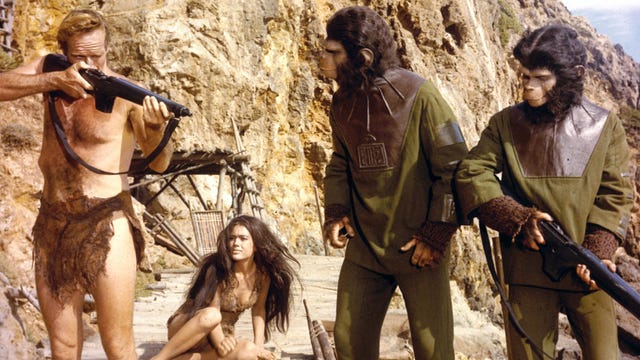 El planeta de los simios (1968) Charlton Heston