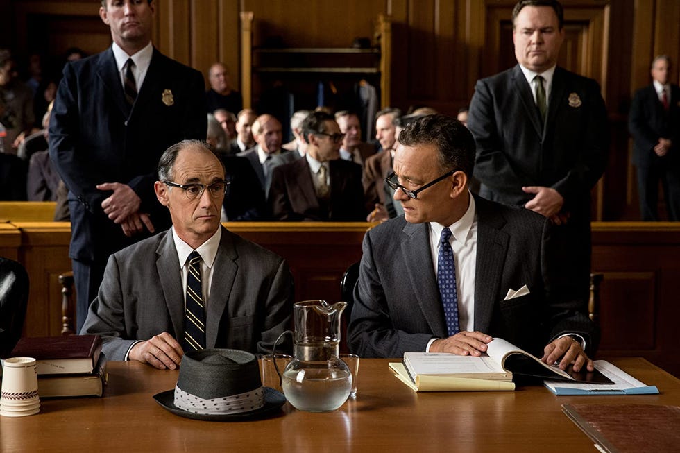 'el puente de los espías' 2015, con tom hanks y mark rylance
