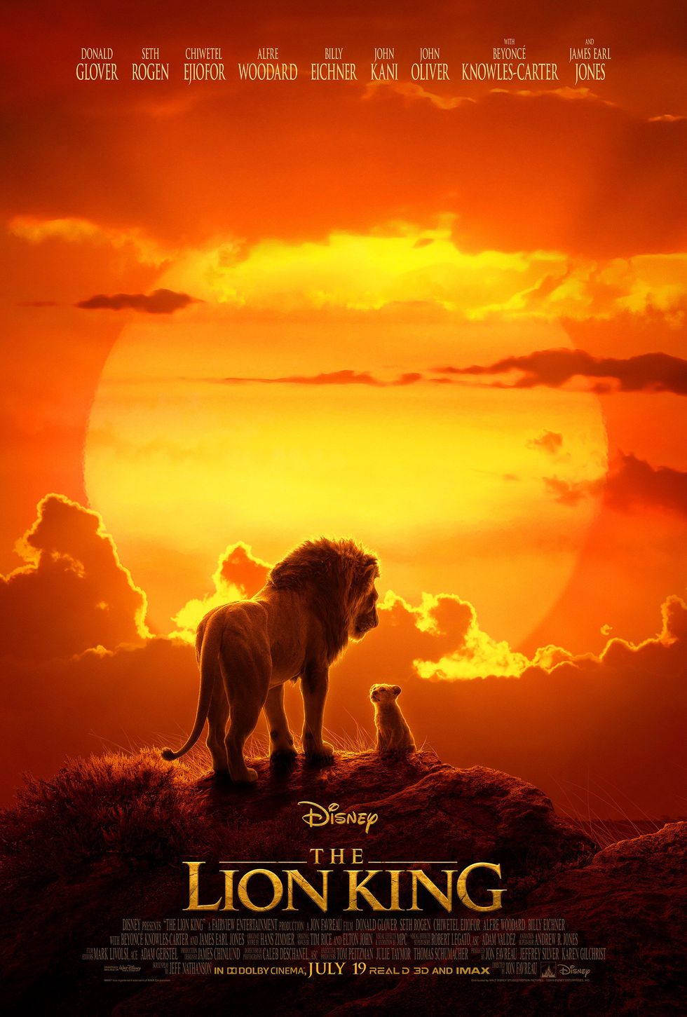 Disney confirma el reparto de El Rey León, con Donald Glover y