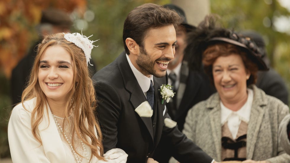 Photograph, Facial expression, People, Event, Ceremony, Wedding, Marriage, Smile, Dress, Wedding dress, 