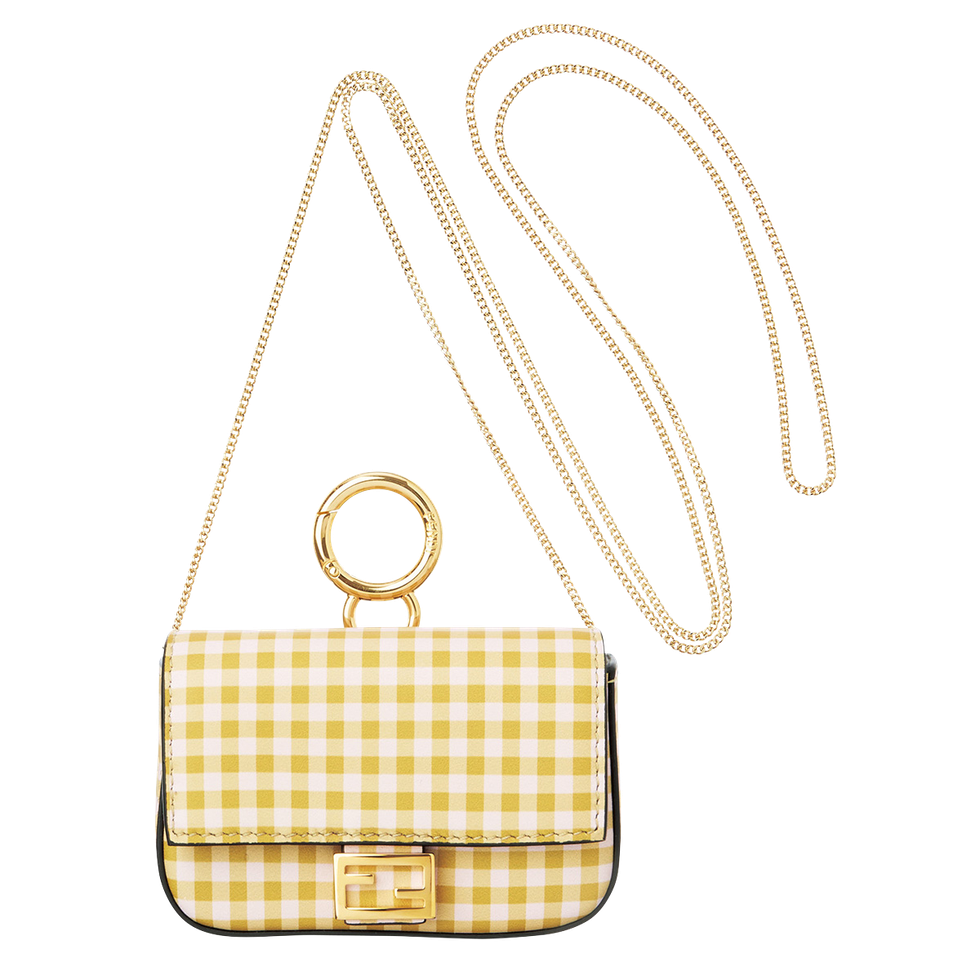 Bag, Handbag, Yellow, Shoulder bag, Fashion accessory, Design, Beige, Chain, 