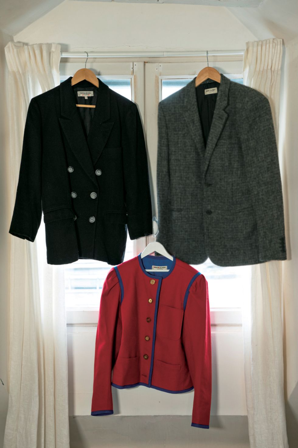 Clothing, Outerwear, Jacket, Blazer, Sleeve, Uniform, Top, Formal wear, Clothes hanger, Suit, 