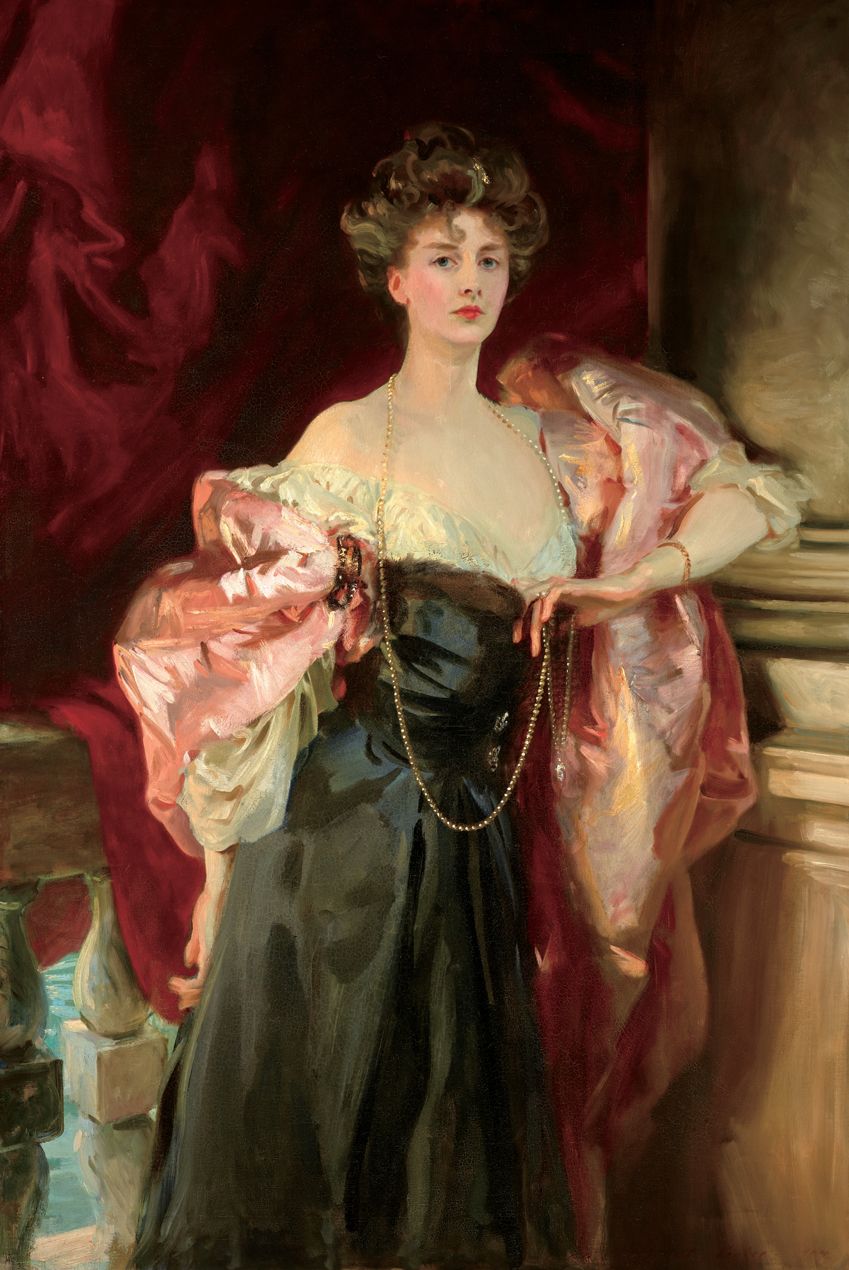 a person in a dress