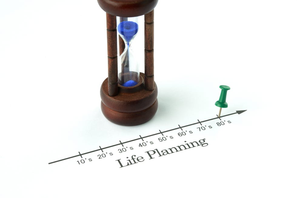 Elderly people's life planning concepts