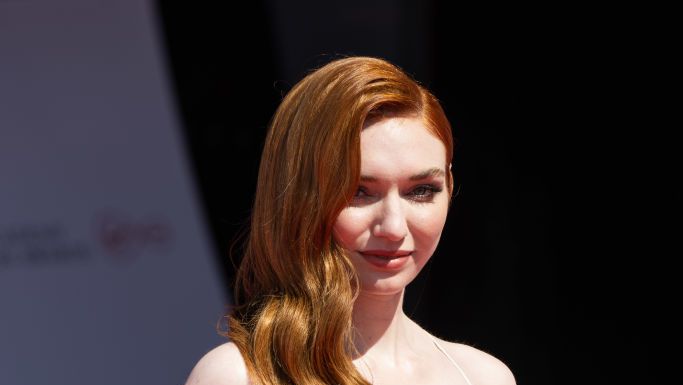 preview for Eleanor Tomlinson on the red carpet