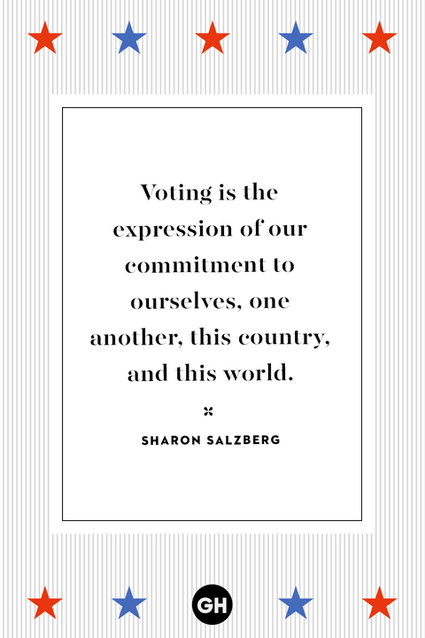 Voting quotes - election quotes - Sharon Salzberg