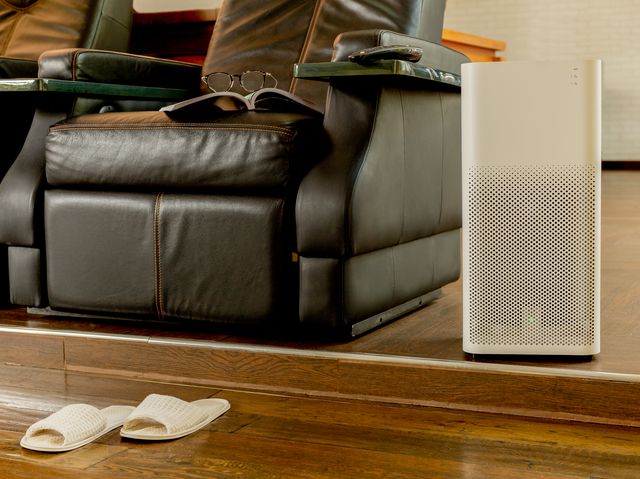 electric air purifier in a living room for cleaning fine dust,thailand