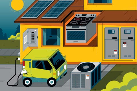 electric house