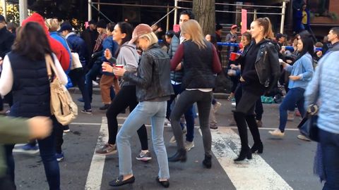 preview for Watch the Spectator Section of the NYC Marathon That Turns Into a Giant Dance Party