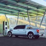 electrify america station with ford f150 lightning