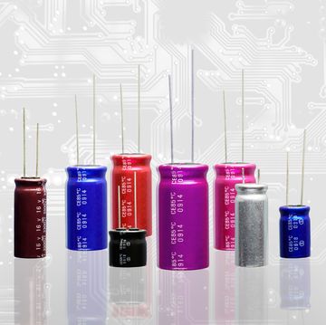 electrolytic capacitors, multi color and many sizes