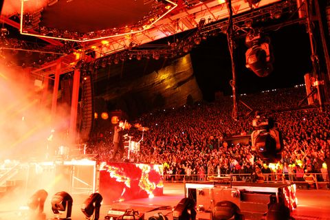 odesza performs at red rocks amphitheatre