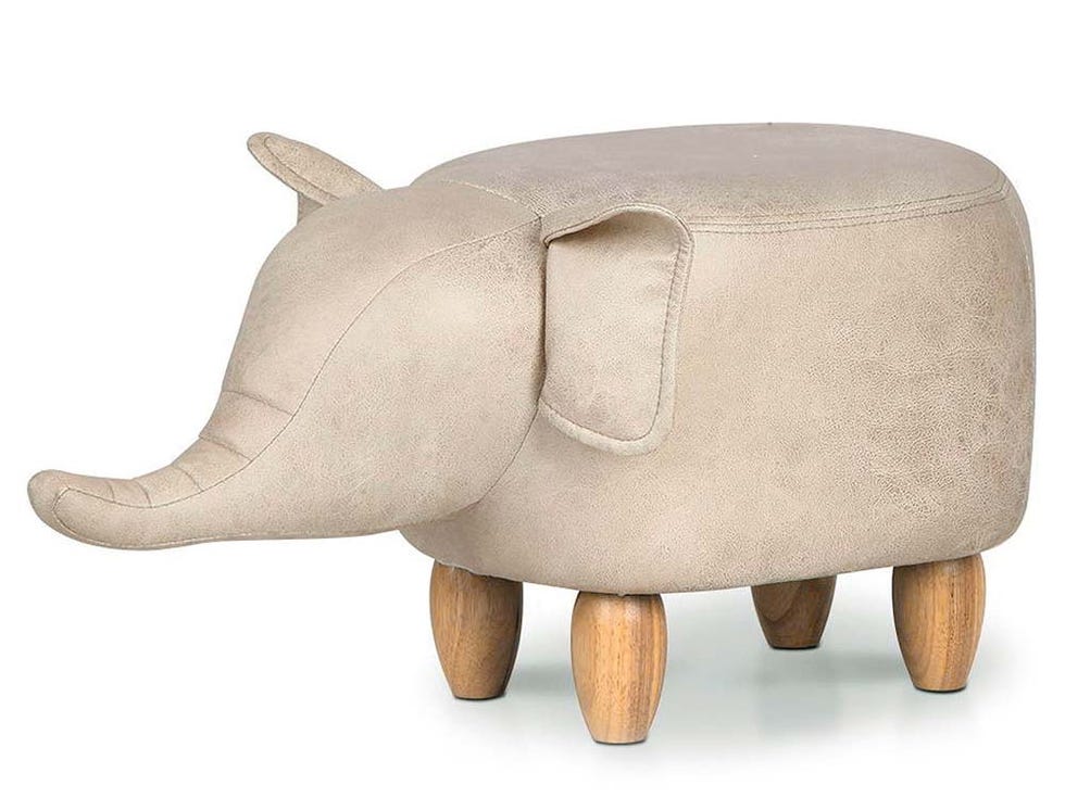 Taburete con forma de elefante