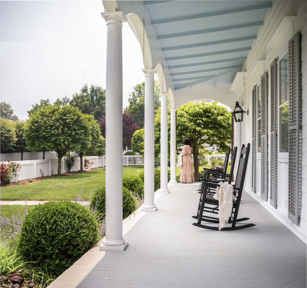 Tour a Connecticut Captain s Cottage - Eleish Van Breems Front Porch Connecticut 6880f332d753d