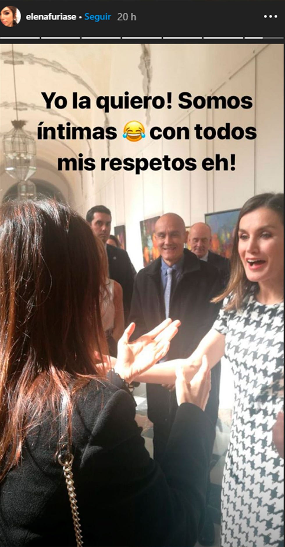 Elena Furiase y Doña Letizia