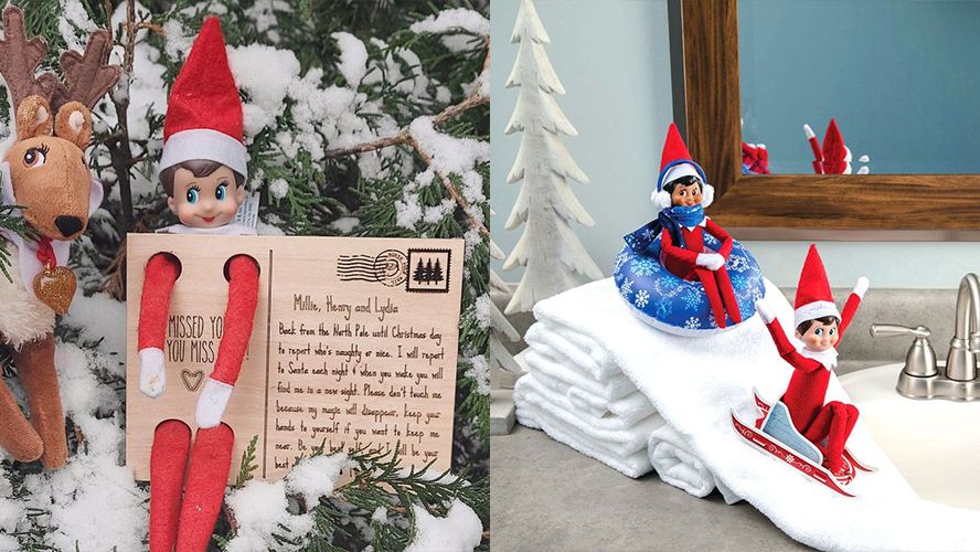 888px x 500px - 97 Funny & Easy Elf on the Shelf Ideas for Christmas