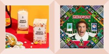 buddy the elf's breakfast candle from homesick, elf themed monopoly