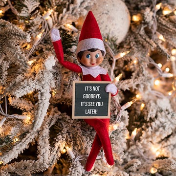 elf on the shelf departure ideas