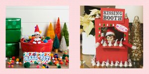 elf on the shelf ideas  ball pit elf and kissing booth elf