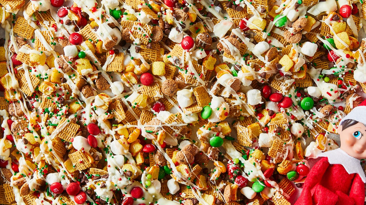 Video player poster image preview for No Elf On The Shelf Can Resist This No-Bake Mischief Munch
