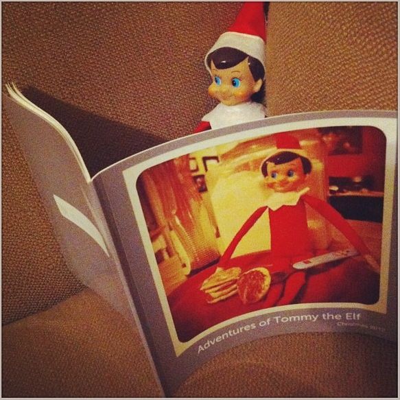 elf on the shelf photo book