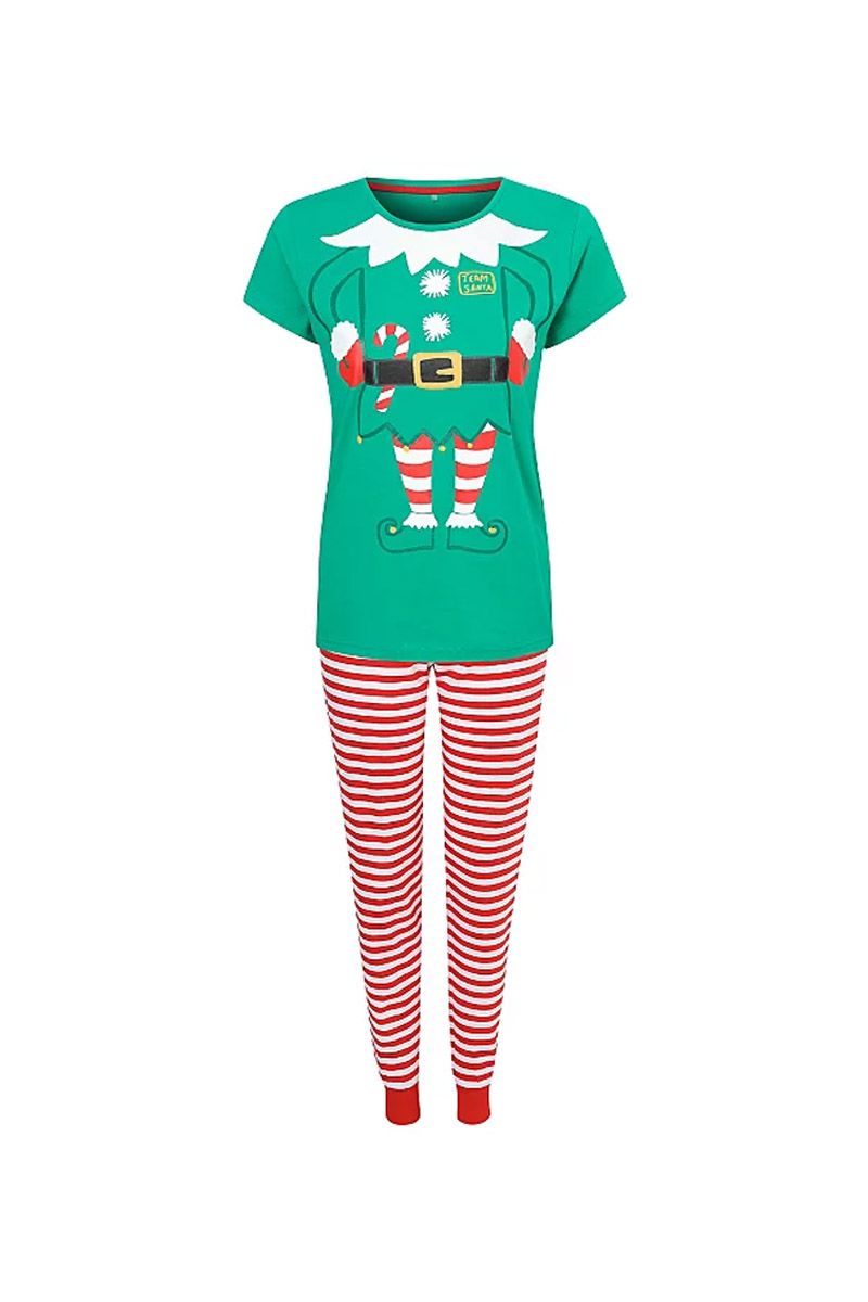 Asda Christmas pyjamas Asda s Elf family Christmas pyjamas