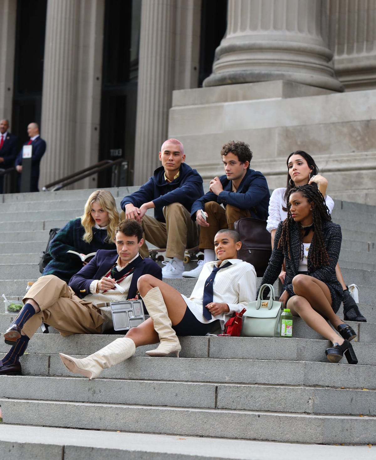 See the Gossip Girl Reboot Cast on the Steps of the Met Museum