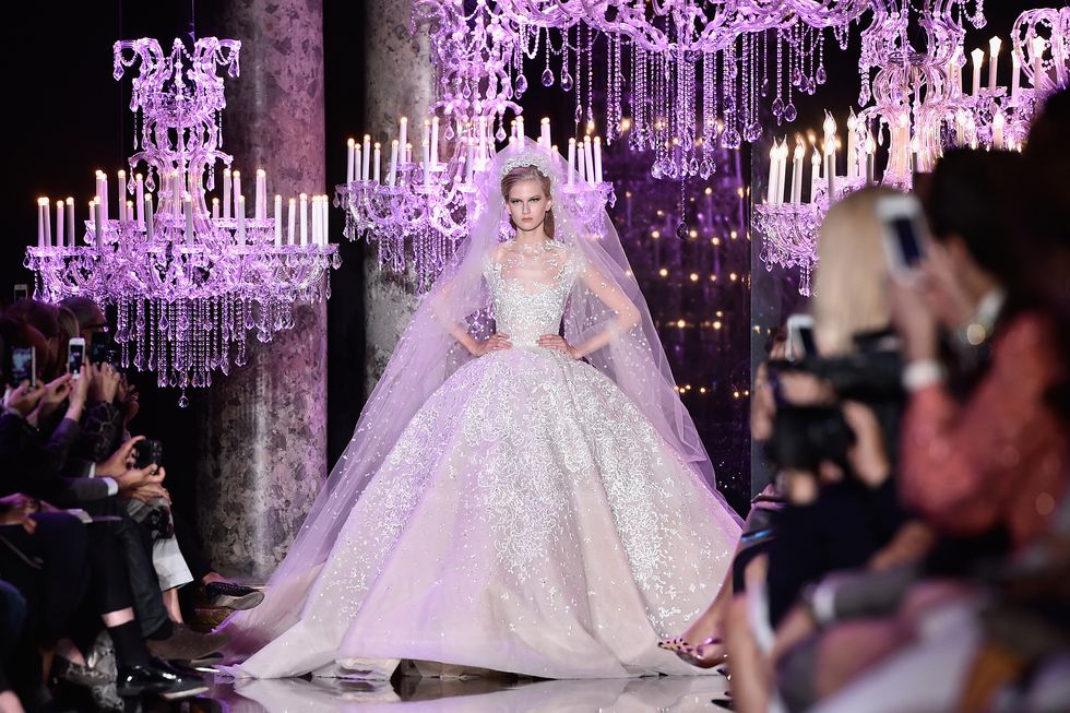 Elie Saab couture wedding dress