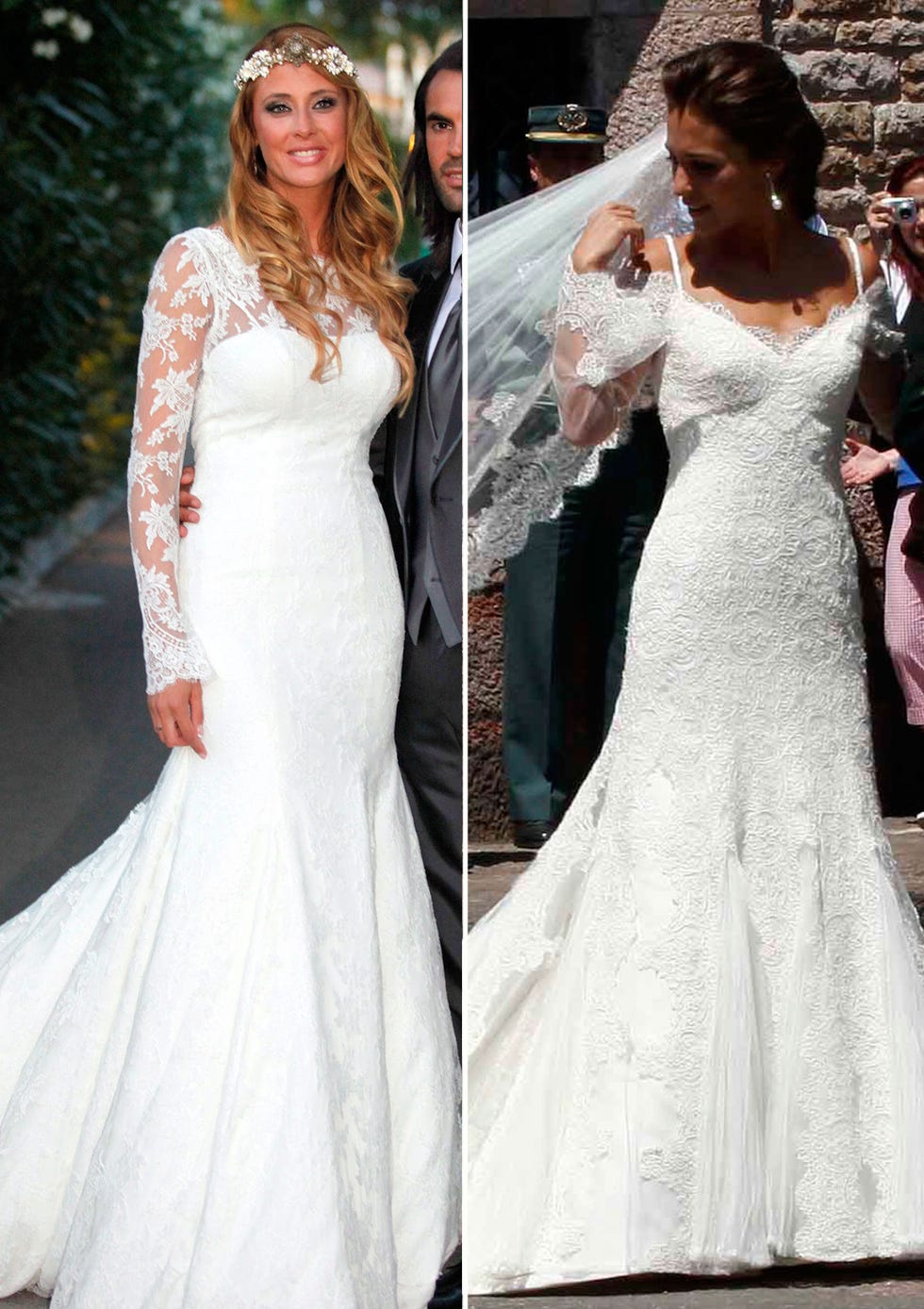 Famosas vestidas de novia