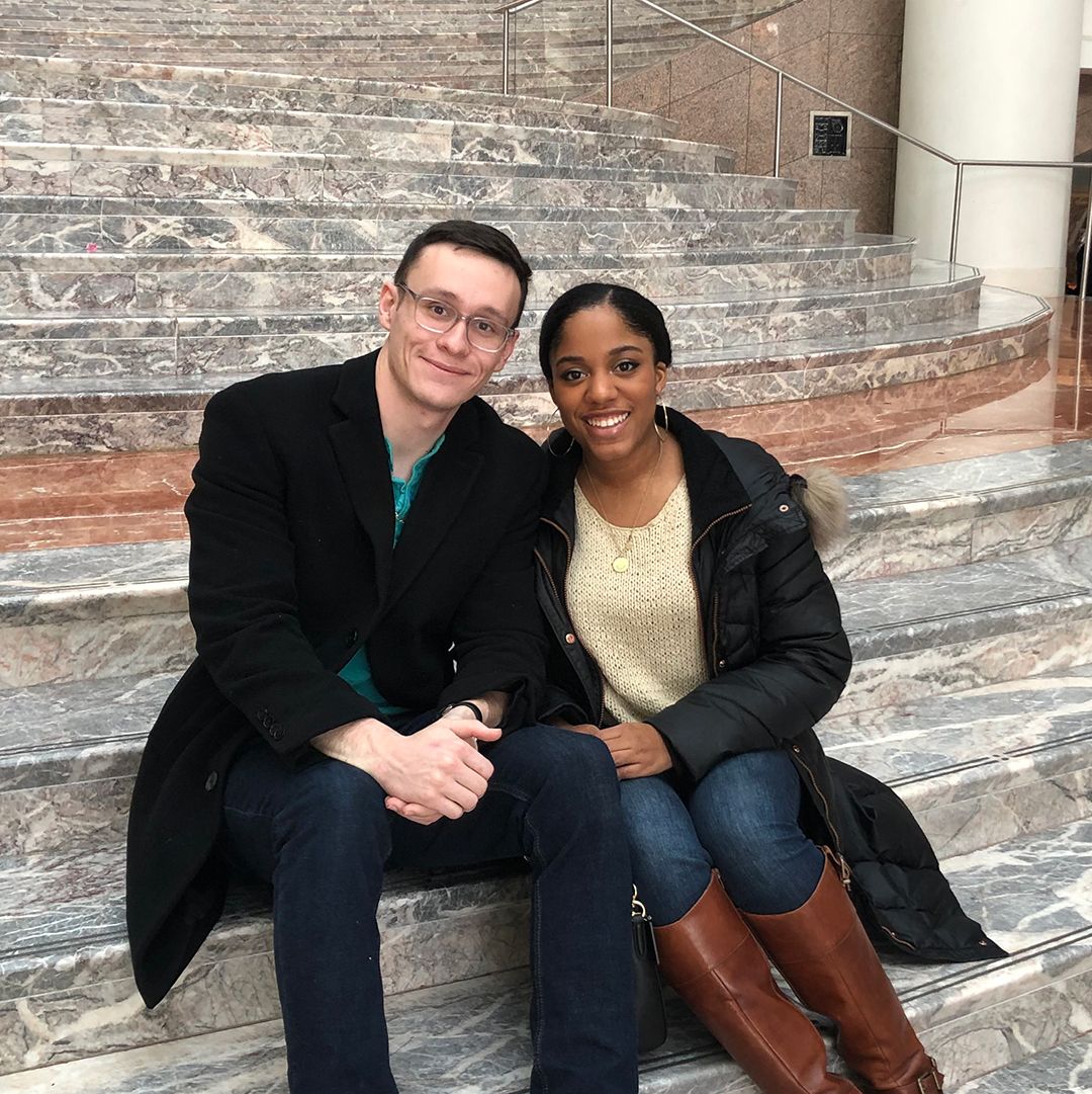 black couple interracial married