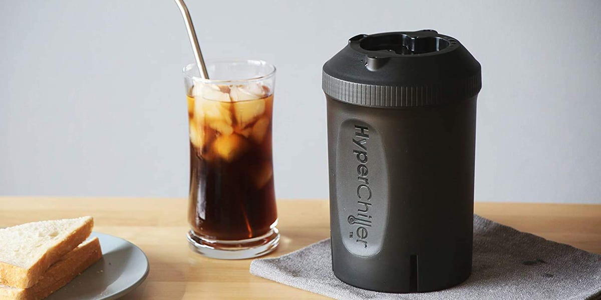 You're just 1 minute away from iced coffee with the HyperChiller