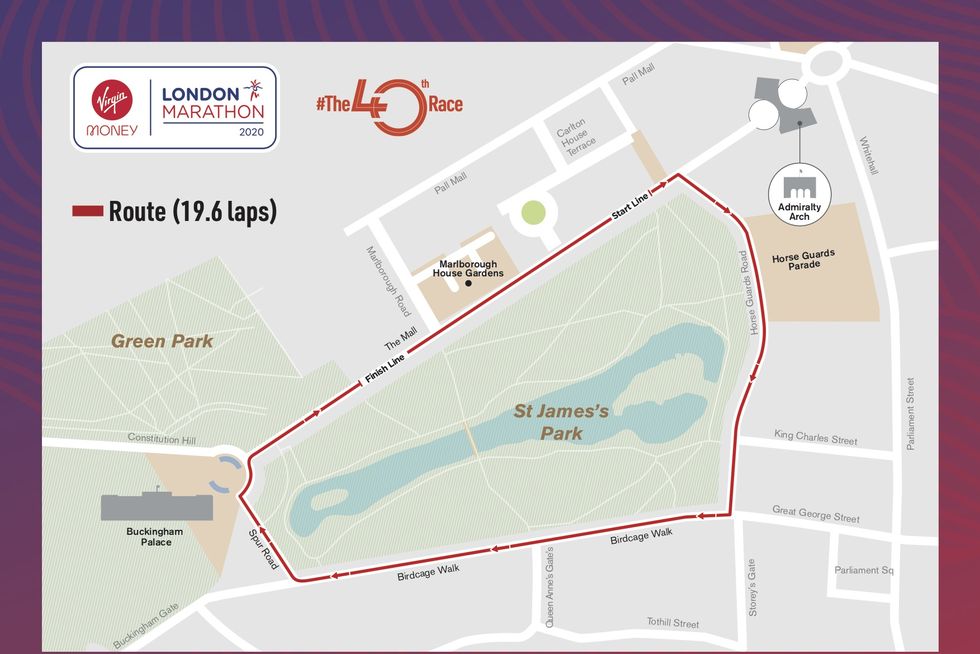2020 london marathon course