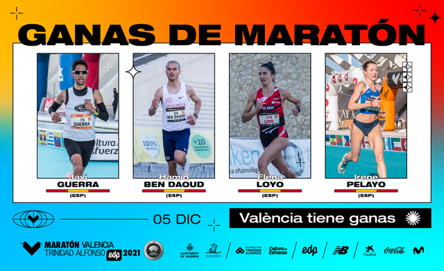 los españoles inscritos en el maratón de valencia 2021 que son favoritos