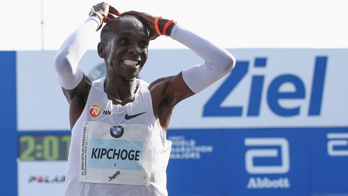 preview for Eliud Kipchoge Crushes Marathon World Record