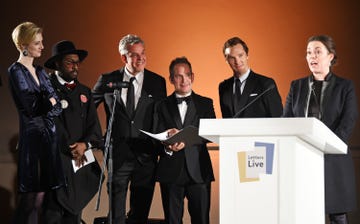 elizabeth debicki, william, danny huston, tom hollander, benedict cumberbatch and olivia colman