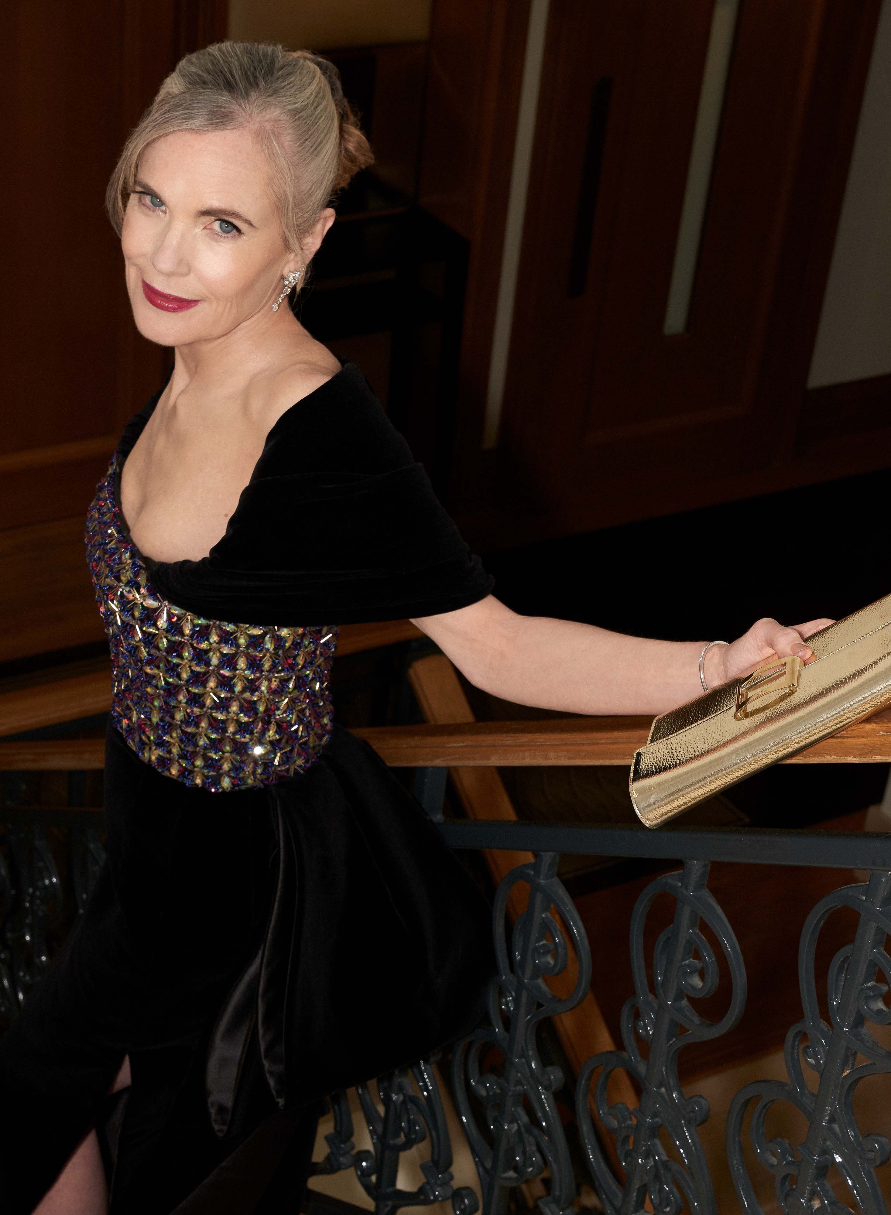 Elizabeth McGovern wore a re-purposed gown for the Downton Abbey