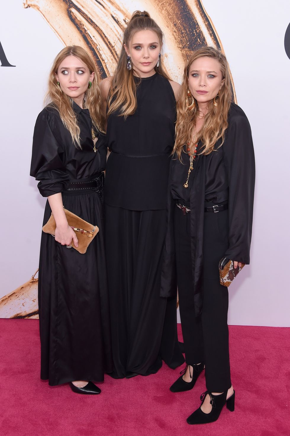 ashley, elizabeth and mary kate olsen at the 2016 cfda fashion awards