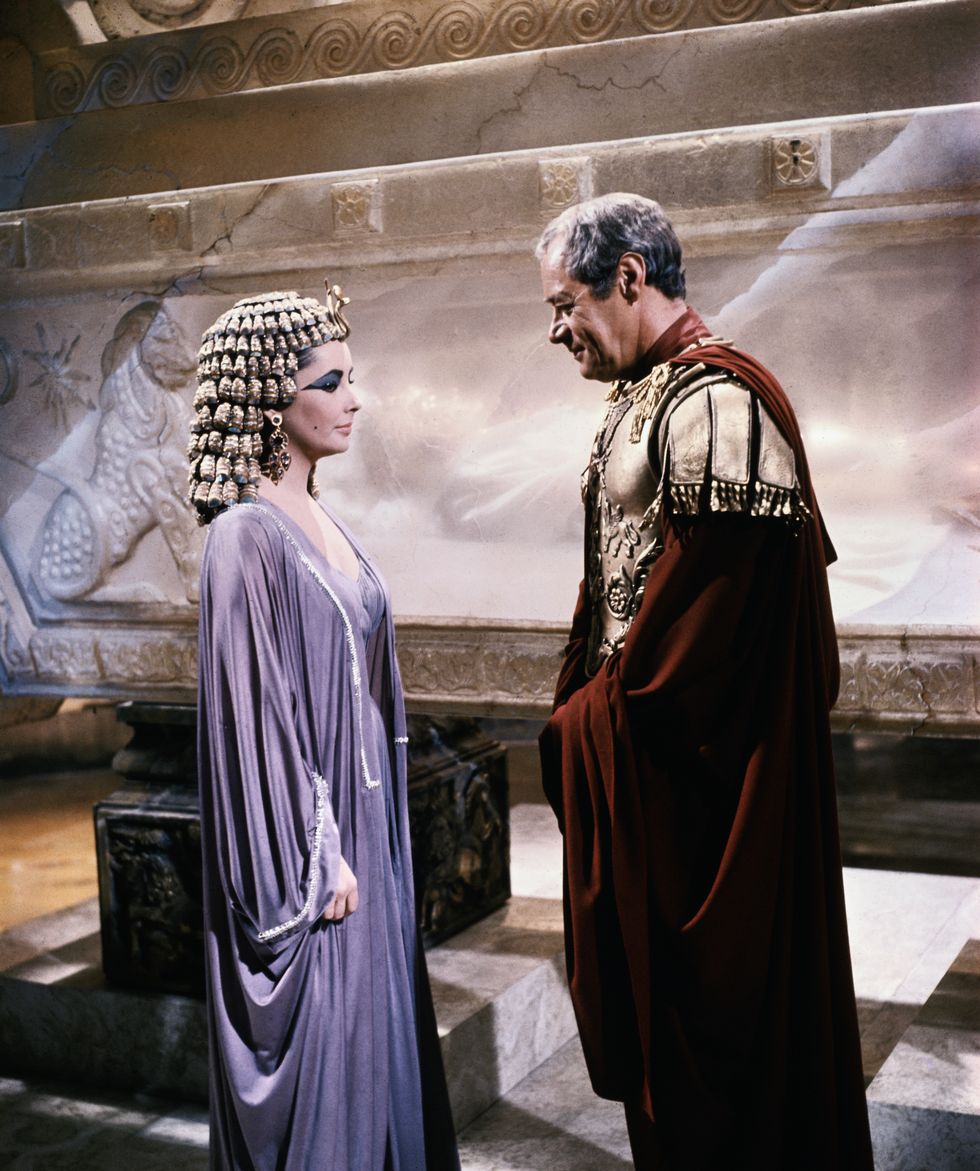 Liz Taylor and Rex Harrison in Cleopatra