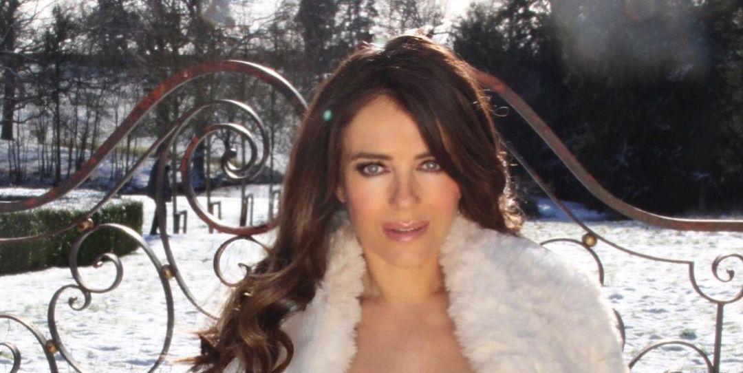 Liz Hurley shows off her perky posterior in skimpy thong in latest topless  pic 