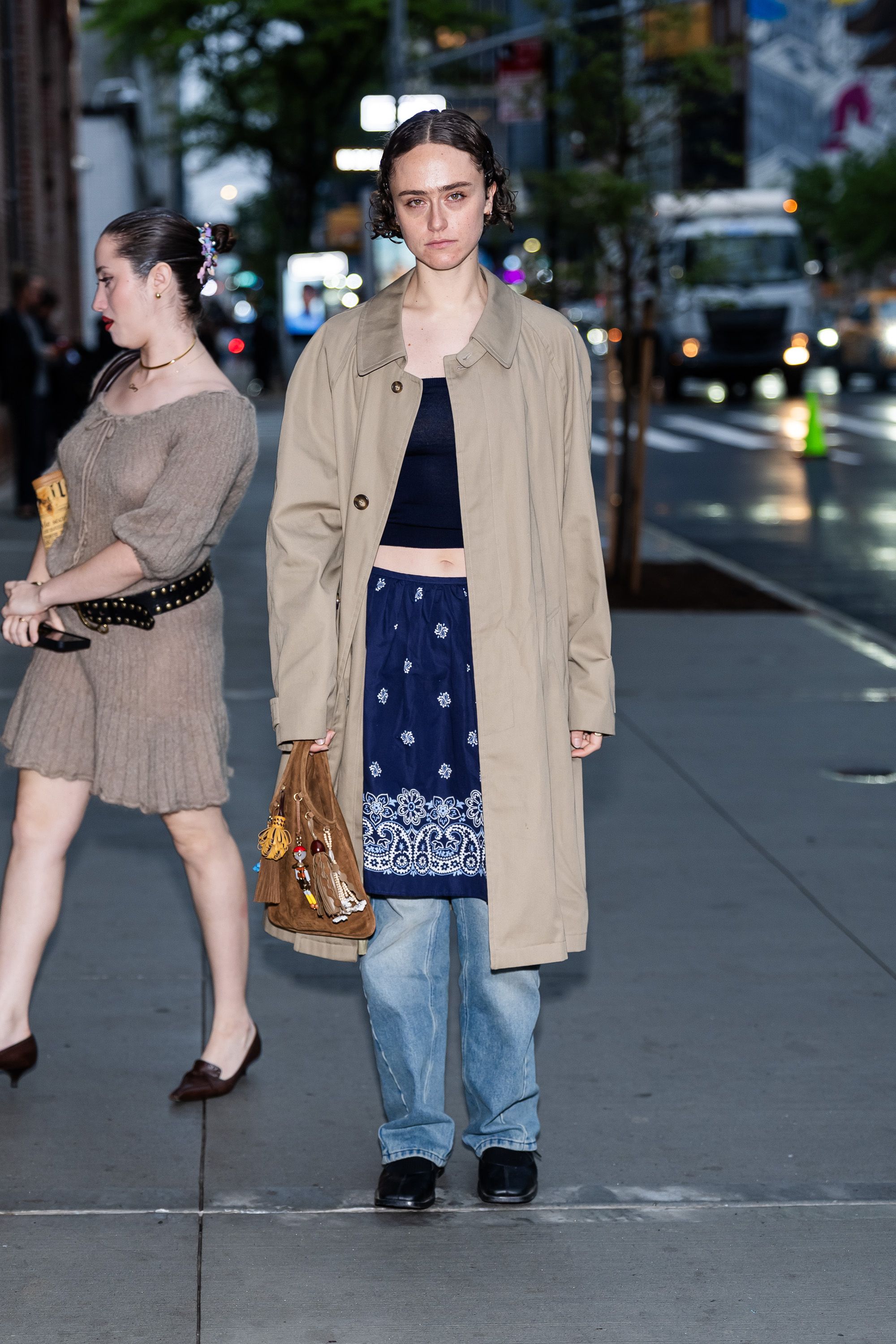 Ella Emhoff’s Skirt-Over-Jeans Combo Is Peak Layering Chic