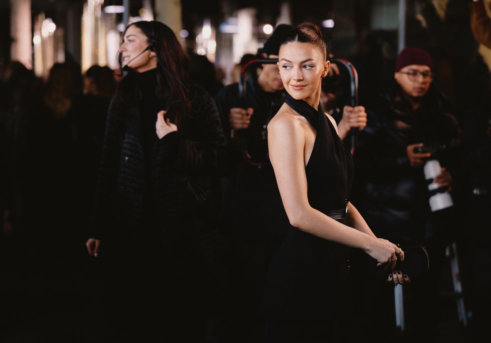 ella hunt michael kors show new york fashion week