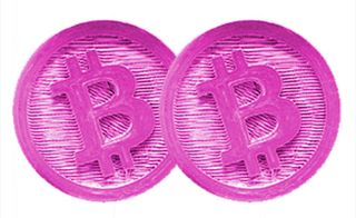 pink bitcoin