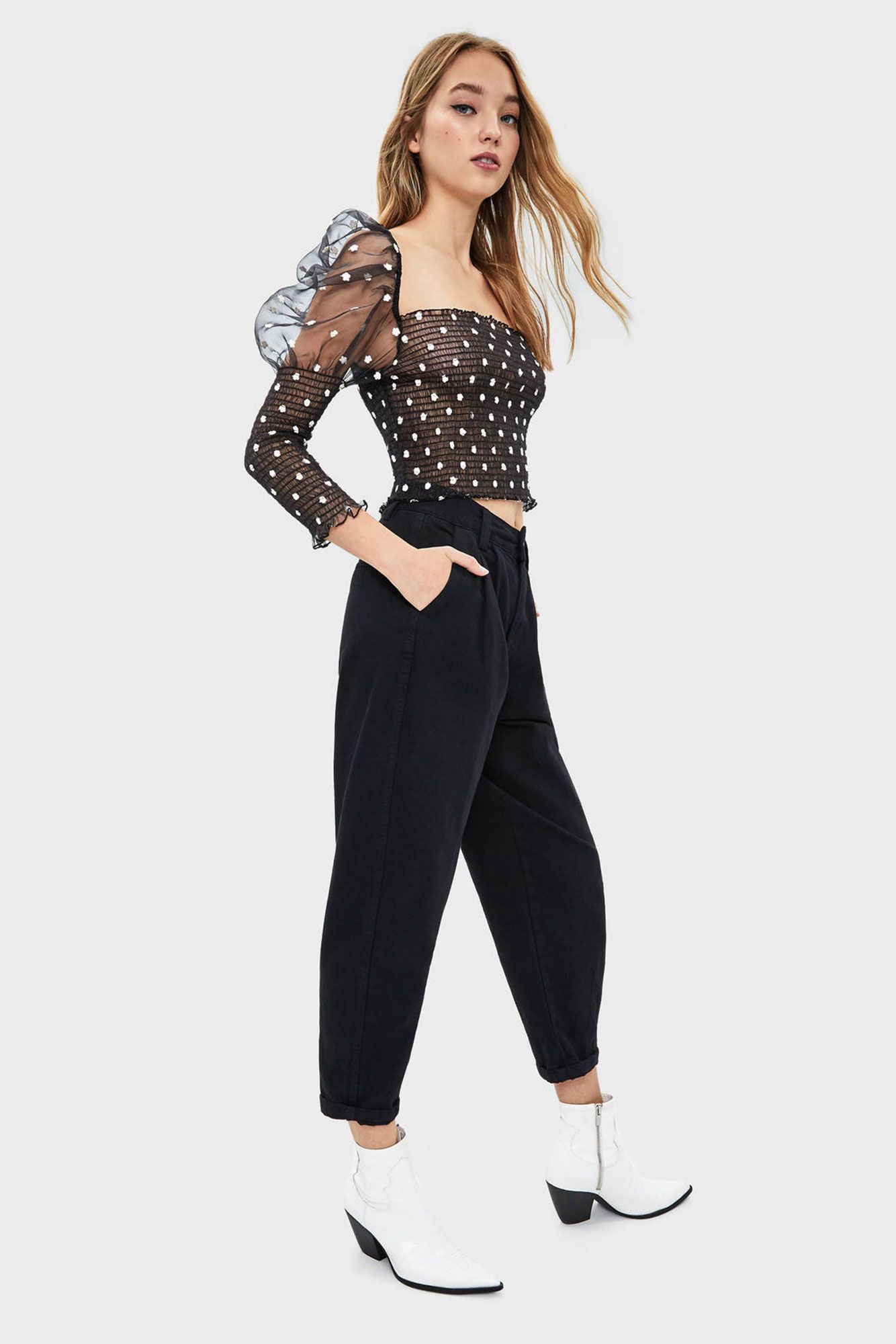 Blusas bershka mujer online 2019