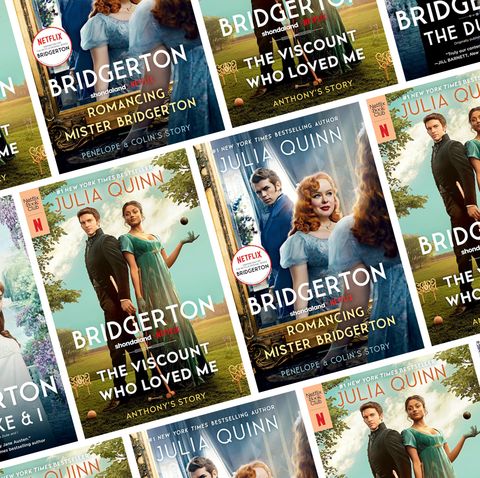 the covers of the first three books in julia quinn's bridgerton series
