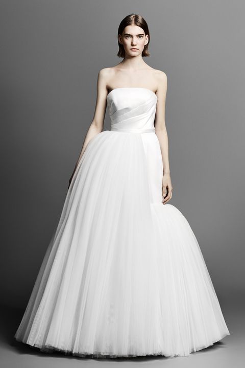 Gown, Wedding dress, Clothing, Fashion model, Dress, Bridal party dress, Bridal clothing, Photograph, Shoulder, Bridal accessory, 
