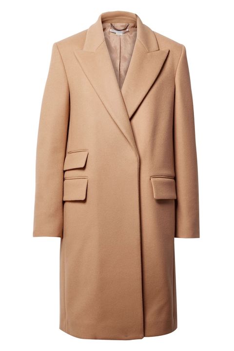 Clothing, Coat, Overcoat, Outerwear, Trench coat, Tan, Collar, Beige, Brown, Sleeve, 