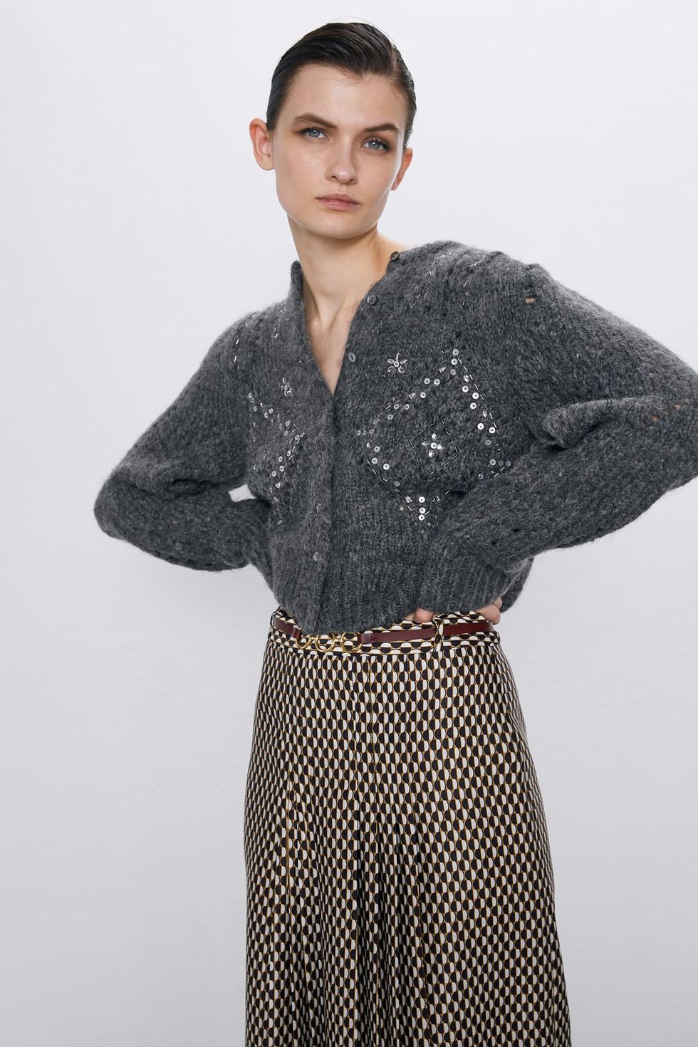 agujero que te diviertas exhaustivo En Zara han diseñado una chaqueta de punto que es una joya