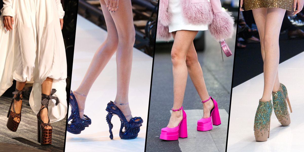 Are high heels back? No, it's just London fashion week, Women's shoes